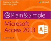 Microsoft Access 2013 Plain & Simple