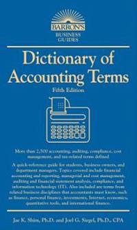 Dictionary of Accounting Terms