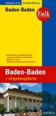 Falk Stadtplan Extra Standardfaltung Baden-Baden