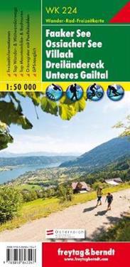 Faaker See, Ossiacher See, Villach, Dreilandereck, Unteres Gialtal GPS
