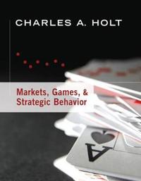 Markets, Games, & Strategic Behavior