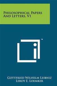 Philosophical Papers and Letters, V1