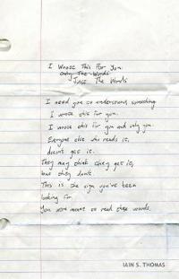 I Wrote This for You