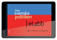 Den svenska politiken eLabb (12 mån): Strukturer, processer och resultate-läromedel - online - digital - interaktiv - webb