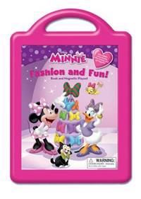Minnie Minnie's Fashion and Fun: Book and Magnetic Playset