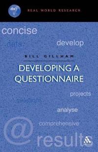 Developing a Questionnaire