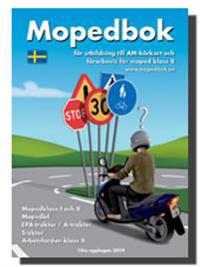 Mopedbok för utbildning till AM-körkort och förarbevis för moped klass II