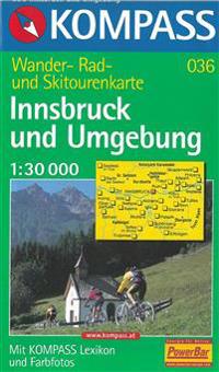 036: INNSBRUCK UND UMGEBUNG (SURROUNDING AREA) 1:30, 000