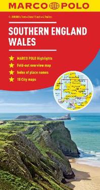 Marco Polo Southern England / Wales Map