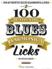 Cohen Steve 100 Authentic Blues Harmonica Licks Harm book/CD