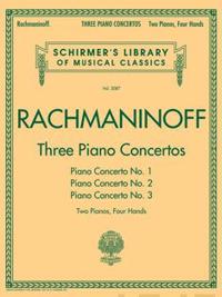 Rachmaninov Three Piano Concertos Nos. 1 2 & 3 2PF 4hands