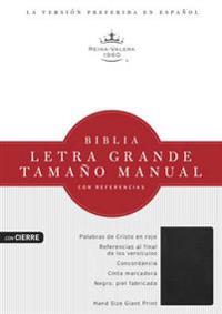 Biblia Letra Grande Tamano Manual Con Referencias-Rvr 1960-Zipper Closure