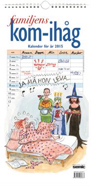 Familjens kom-ihåg-kalender 2015
