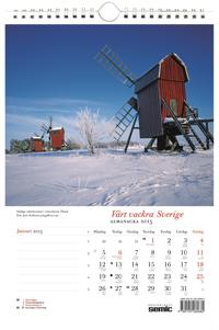 Vårt vackra Sverige almanacka 2015