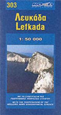 Map of Lefkada