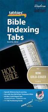Bible Tab: Mini-Old & New Testament Gold Edge