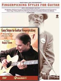 Happy Traum Fingerpicking Pack: Includes Fingerpicking Styles for Guitar Book and Easy Steps to Fingerpicking Guitar DVD