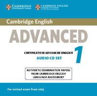 Cambridge English Advanced 1 for Revised Exam from 2015