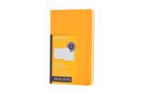 2015 Moleskine Orange Yellow Large Weekly Turntable Notebook 18 Months Hard