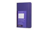2015 Moleskine Large Brilliant Violet Hard Weekly Horizontal Diary