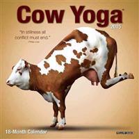 Cow Yoga 18-Month Mini Calendar