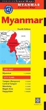 Periplus Travel Map Myanmar
