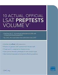 10 Actual, Official LSAT Preptests, Volume V