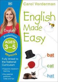English Made Easy Rhyming Preschool Ages 3-5
