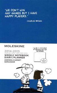 2015 Moleskine Peanuts Limited Edition Large 18 Month Weekly Notebook Hard