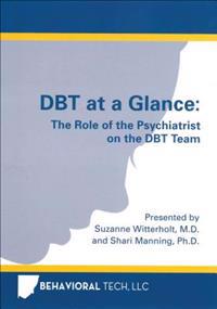 Dbt at a Glance: The Role of the Psychiatrist on the Dbt Team