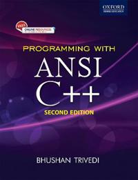 Programming with ANSI C++