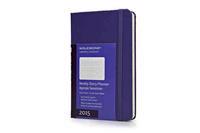 2015 Moleskine Brilliant Violet Pocket Diary Weekly Horizontal Hard