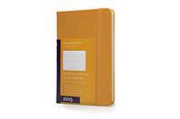 2015 Moleskine Orange Yellow Pocket Diary Weekly Horizontal Hard