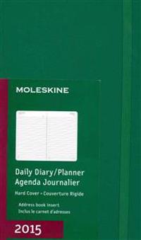 Moleskine Oxide Green Large 2015 Daily Diary / Planner