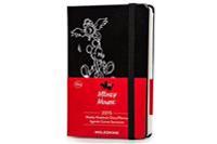 Moleskine Mickey Mouse Black Pocket Weekly Notebook Diary / Planner 2015 Calendar