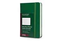 2015 Moleskine Oxide Green Pocket Daily Diary 12 Month Hard