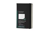 2015 Moleskine Weekly Pocket Notebook 18 Months Hard