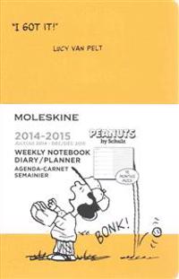 2015 Moleskine Peanuts Limited Edition Pocket 18 Month Weekly Notebook Hard