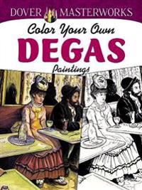 Color Your Own Degas Paintings