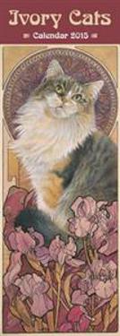 Ivory Cats slim calendar 2015 (Art calendar)