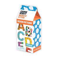 Design Patterns Uppercase Letters Wooden Magnetic Set