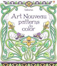 Art Noveau Patterns to Color