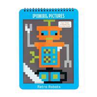 Retro Robots Pixel Pictures