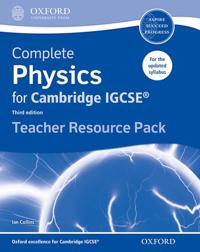Complete Physics for Cambridge IGCSE Teacher Resource Pack