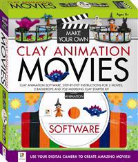 Make Your Own Clay Animation Movies [With CDROM and 2 Backdrops and 7 Oz Modeling Clay and Paperback Book]