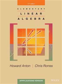 Elementary Linear Algebra: Applications Version