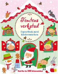 Tomtens verkstad : Pysselbok med klistermärken