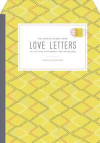 World Needs More Love Letters Fold-and-Mail Stationery