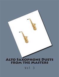 Alto Saxophone Duets from the Masters
