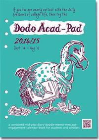 Dodo Acad-Pad Filofax-Compatible A5 Diary Refill 2014 - 2015 Week to View Academic Mid Year Diary